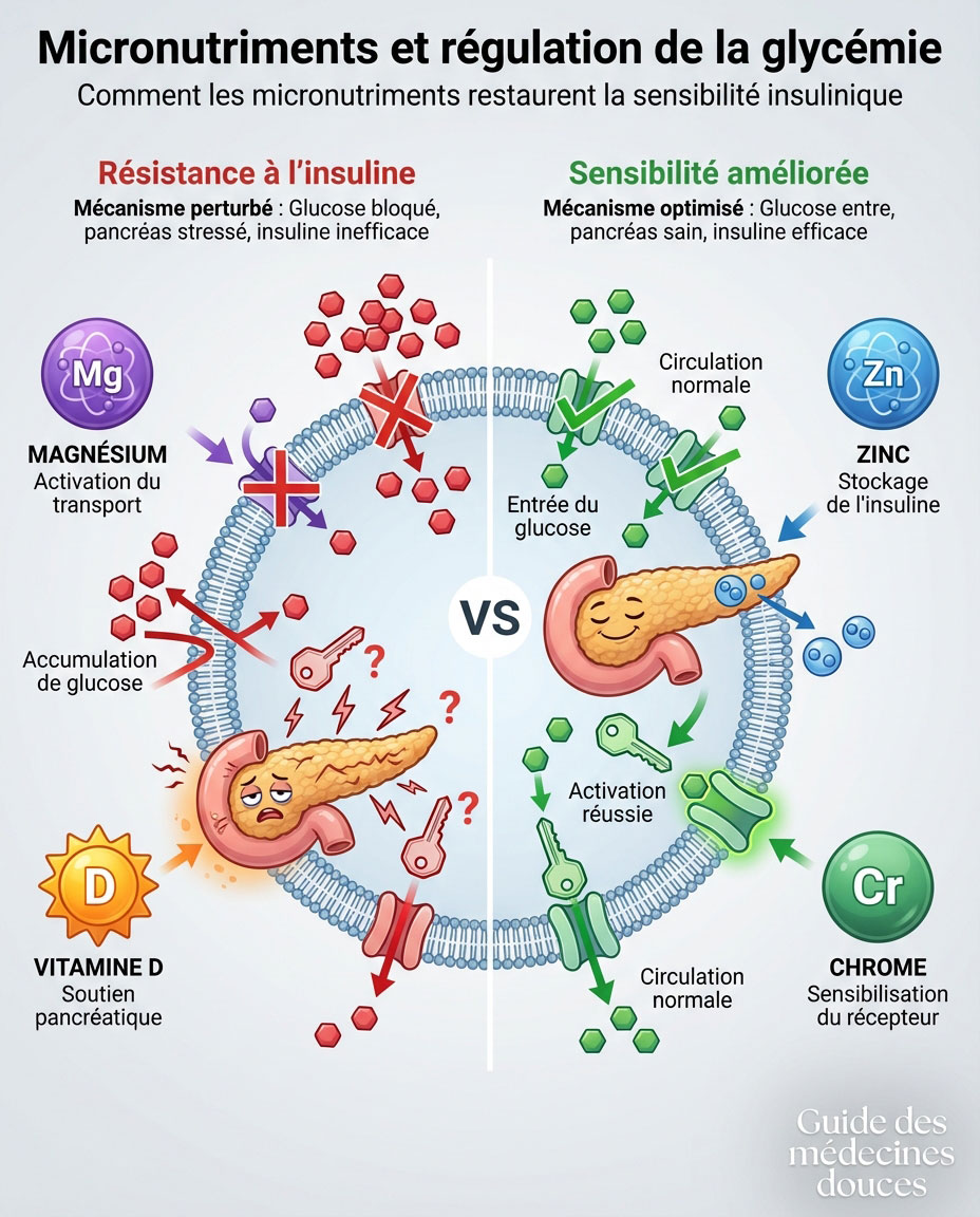 Micronutriments et régulation de la glycémie