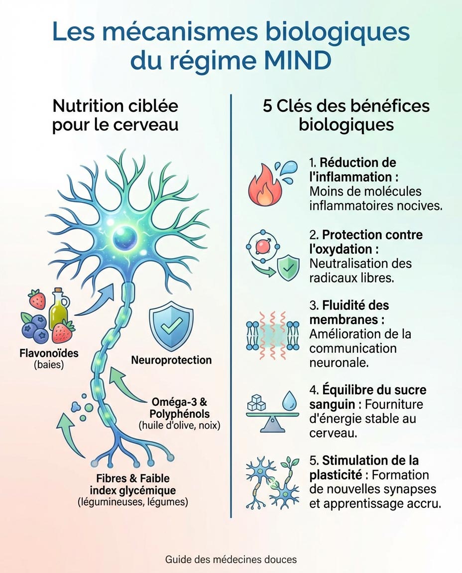 Le mécanisme biologiques du régime MIND