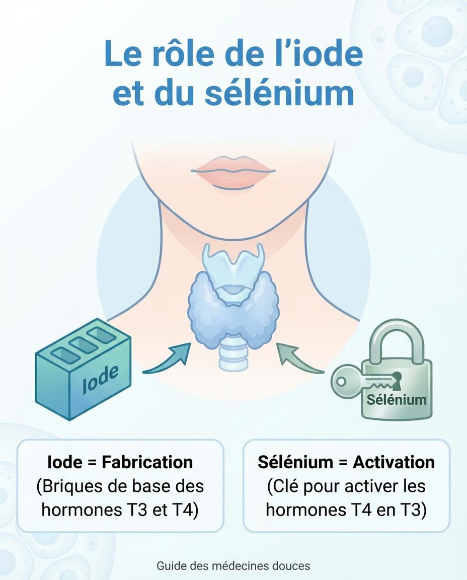 Le rôle de l'iode et du sélénium