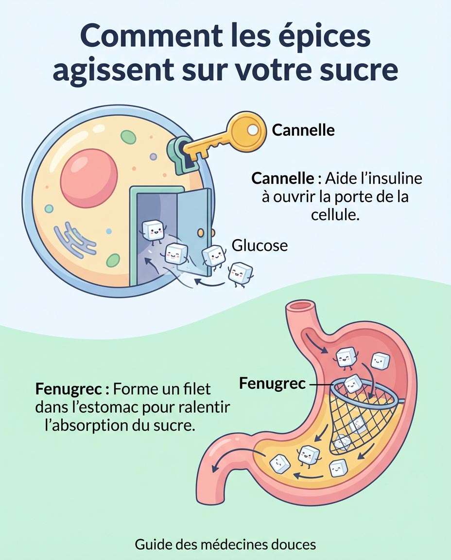 Comment les épices agissent sur votre sucre