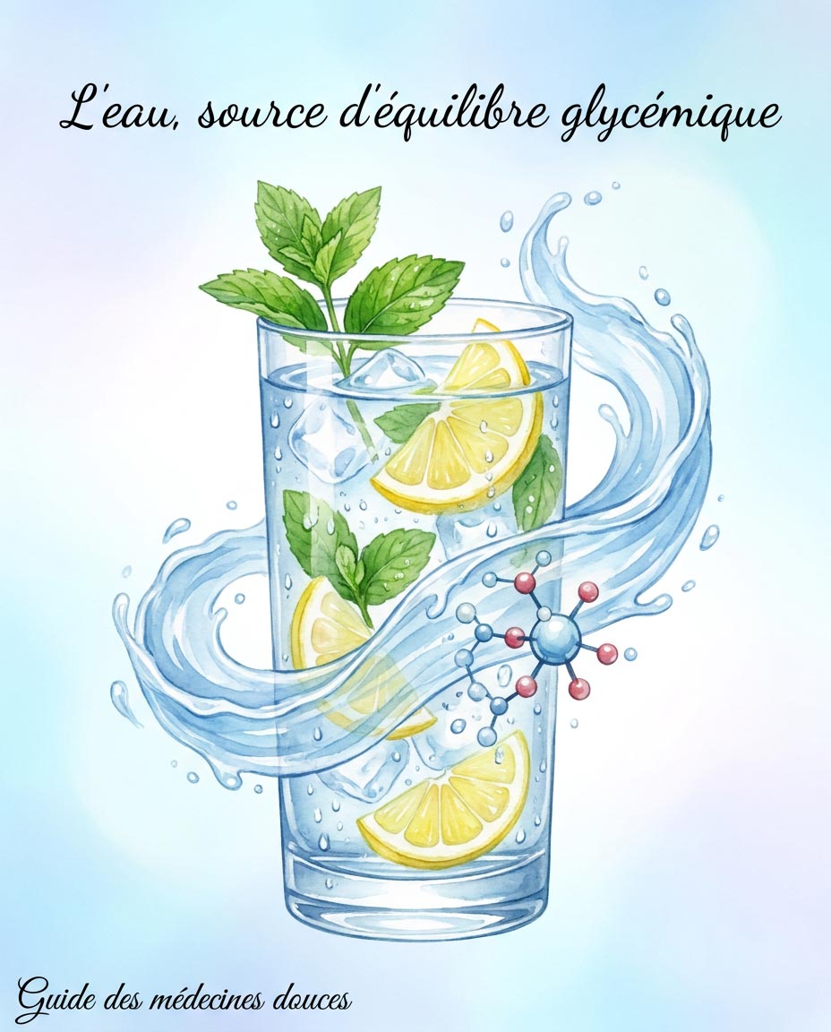 L'eau source d'équilibre de la glycémie