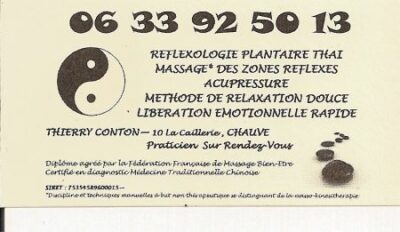 Réflexologie plantaire, acupressure, tui na ou an mo, libération émotionnelle rapide dans le 44 Loire-Atlantique à chauvé