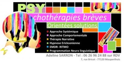 Psychothérapie brève, hypnose, pnl, emdr, ritmo, eft dans le 77 Seine-et-Marne à mauperthuis