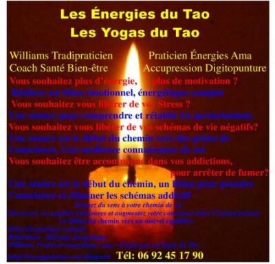 Énergies du Tao, Énergies Ama, Yogas du Tao dans le 974 la Réunion à Saint Denis