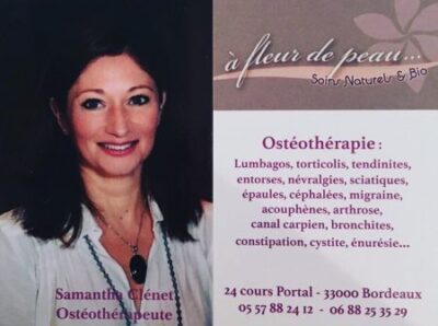 Ostéothérapeute, massothérapeute, énergéticienne dans le 33 Gironde à Bordeaux