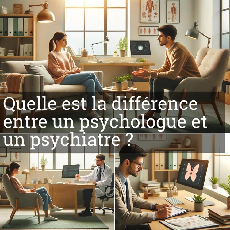 Quelle est la différence entre un psychologue et un psychiatre ?