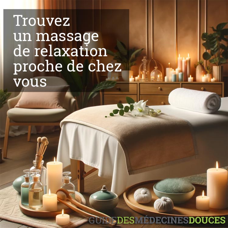 Trouver un massage de relaxation proche de chez vous
