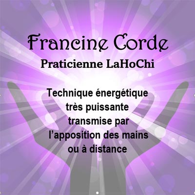 Francine CORDE soin énergétique LaHoChi à Vincelles 89290