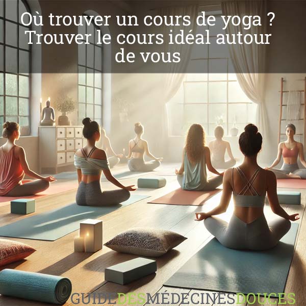 Où trouver un cours de yoga ? Trouver le cours idéal autour de vous