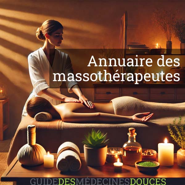Annuaire des massothérapeutes, masseuses et masseurs