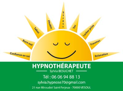 Sylvia BESUCHET - Hypnothérapeute dans le 70 Haute-Saône à Vesoul