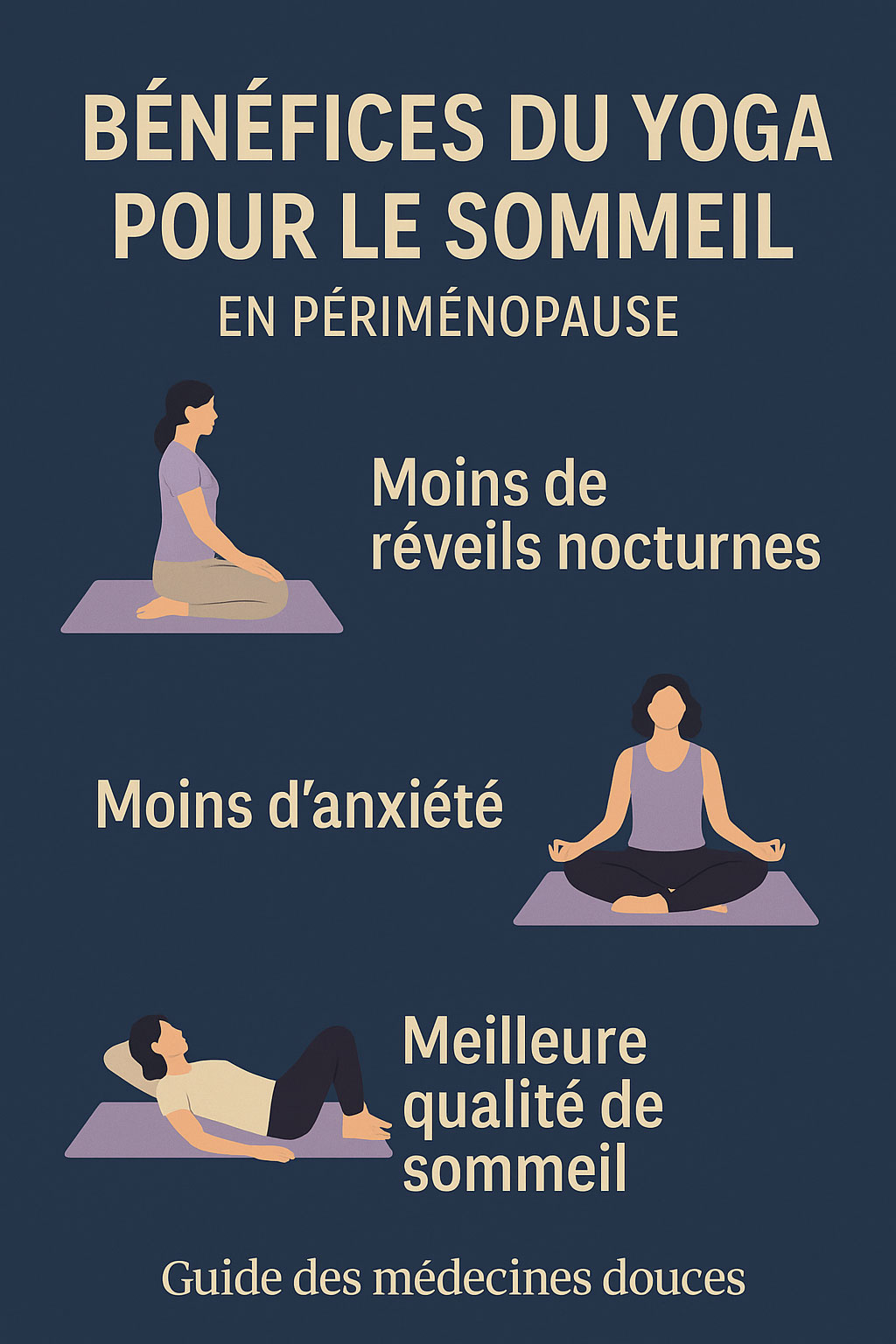 Bénéfices su Yoga pour la sommeil