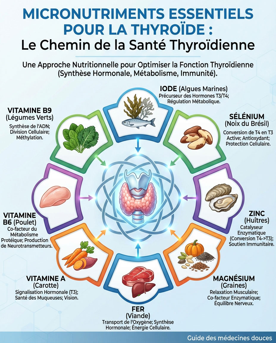 Micronutriments essentiels pour la thyroïde