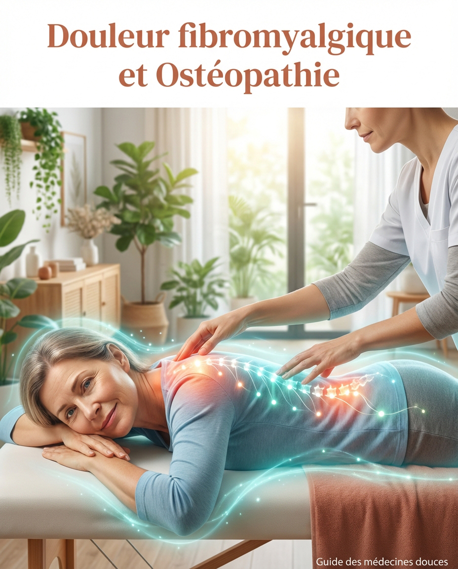Douleur fibromyalgique et ostéopathie 