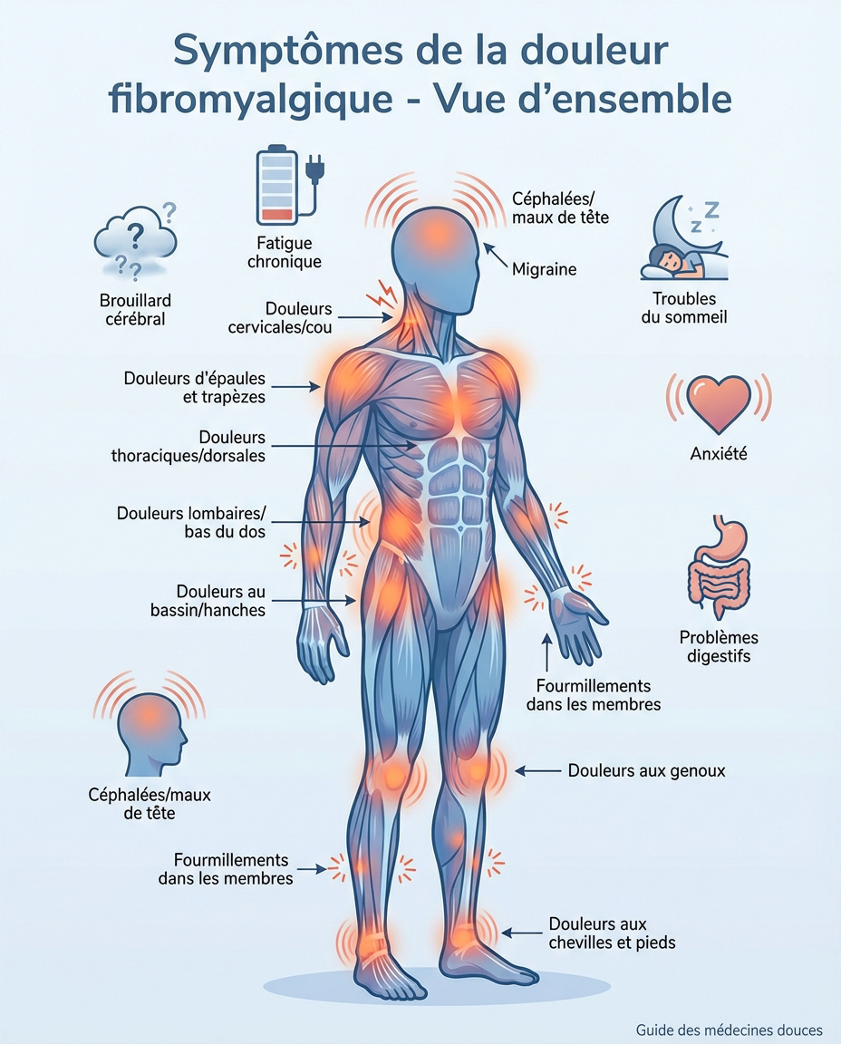 Les symptômes associés à la fibromyalgie