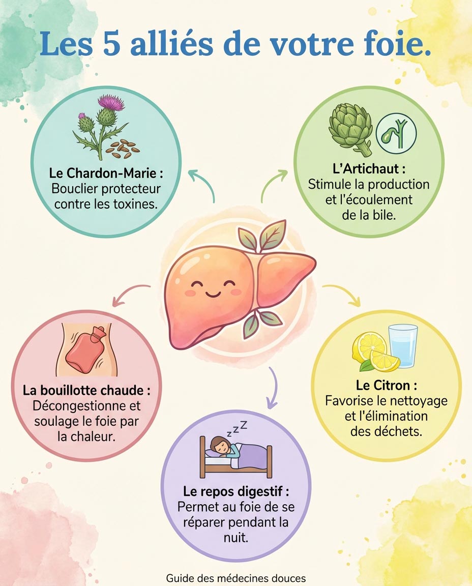 Les 5 alliés de votre foie