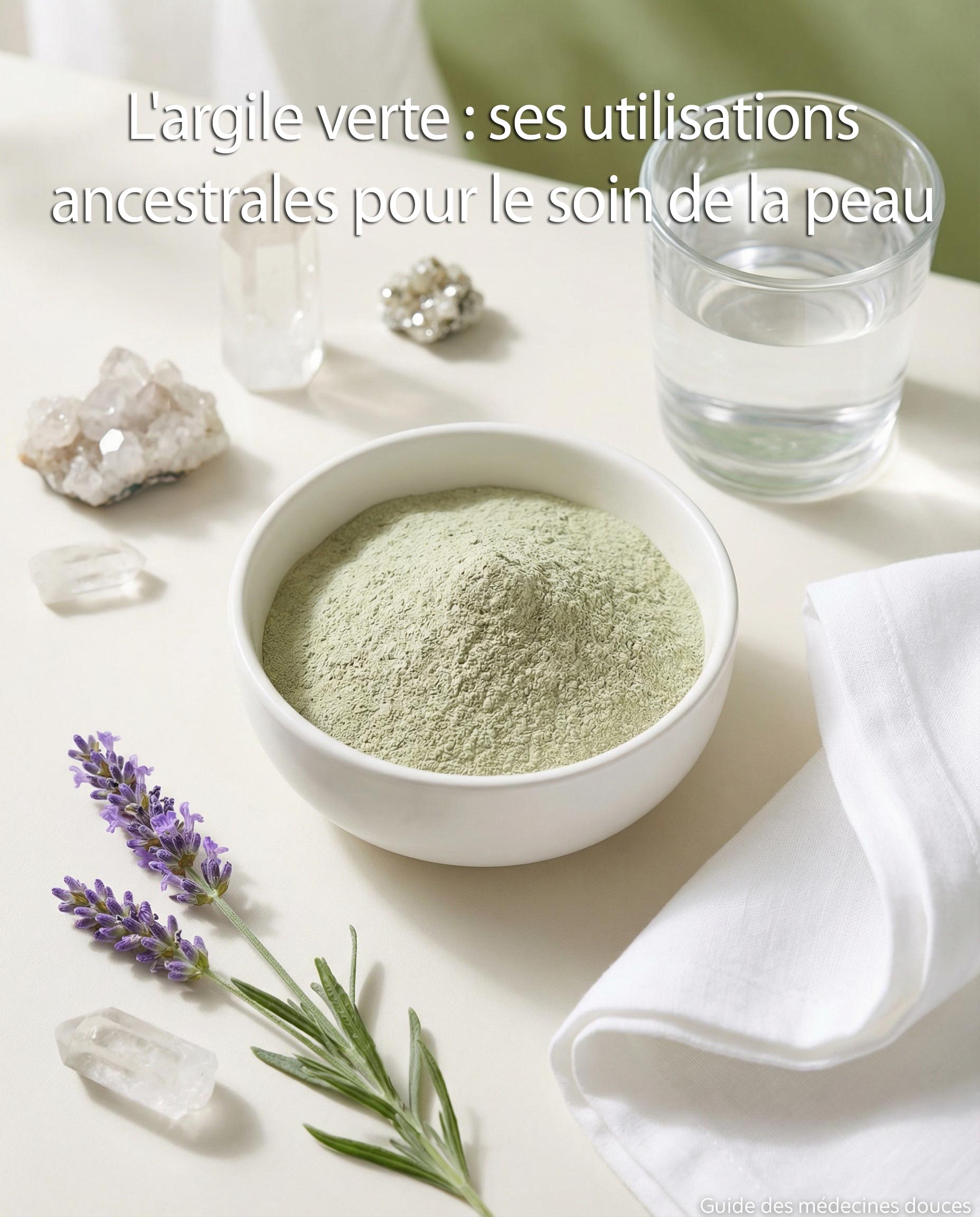 L’argile verte : ses utilisations ancestrales pour le soin de la peau