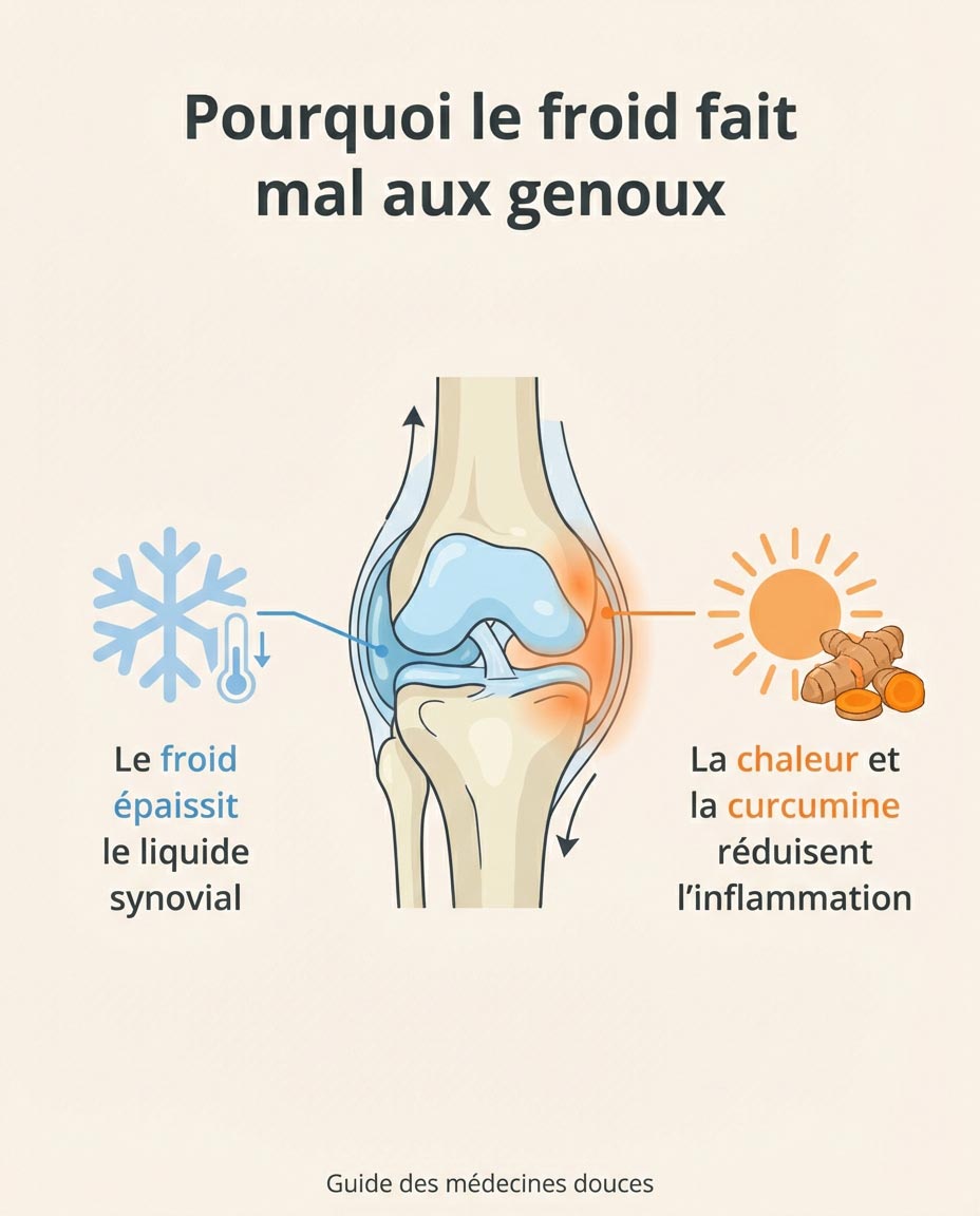 Pourquoi le froid fait mal aux genoux ?
