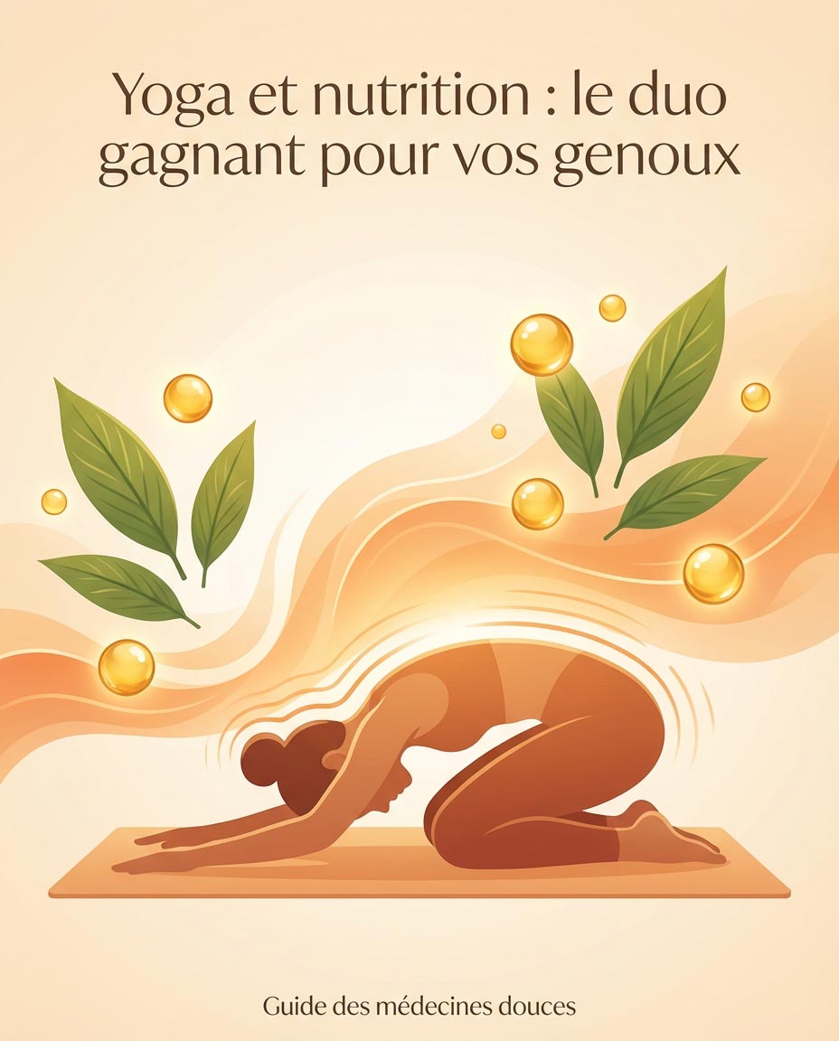 Yoga et nutrition : le duo gagnant pour vos genoux