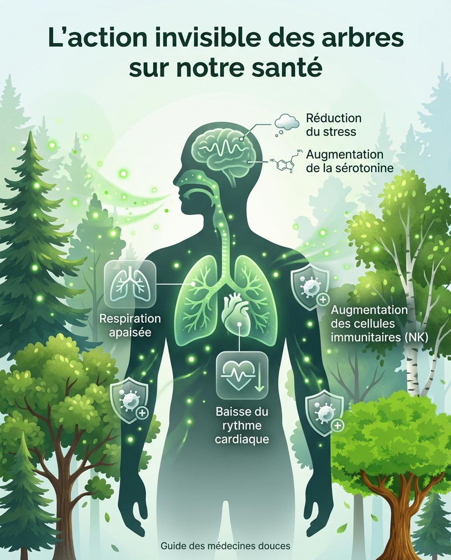 L'action invisible des arbres sur notre santé