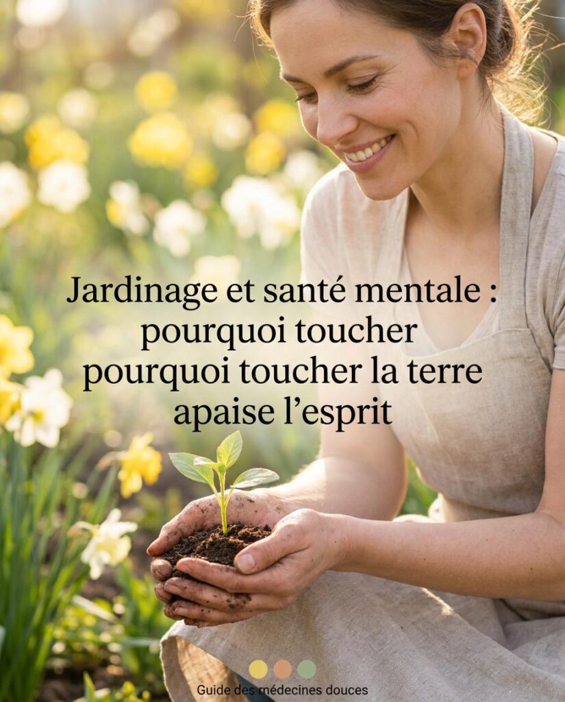 Jardinage et santé mentale : pourquoi toucher la terre réduit le cortisol