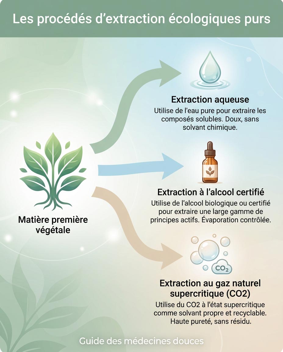 Les procédés d'extraction écologiques