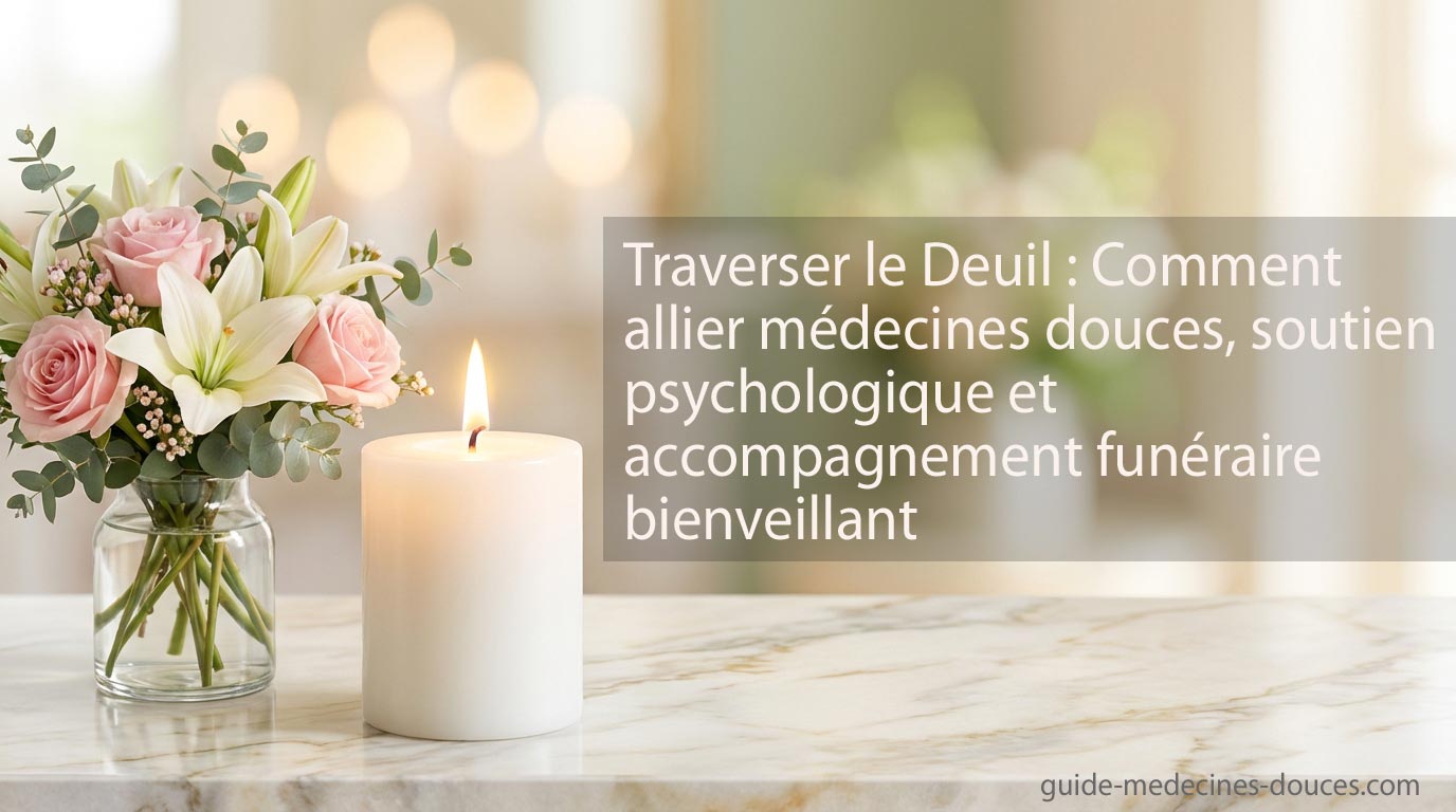 Traverser le Deuil : Comment allier médecines douces, soutien psychologique et accompagnement funéraire bienveillant