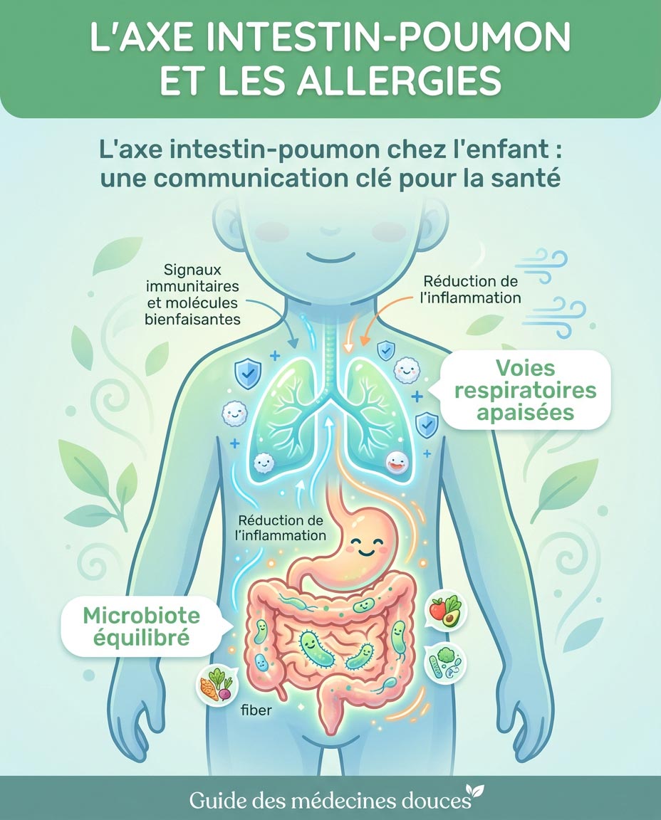 L'axe intestin-poumon et les allergies