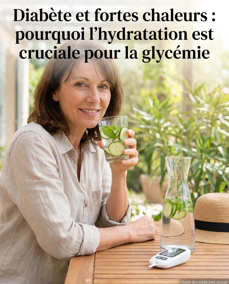 Diabète et fortes chaleurs : pourquoi l’hydratation est cruciale pour la glycémie