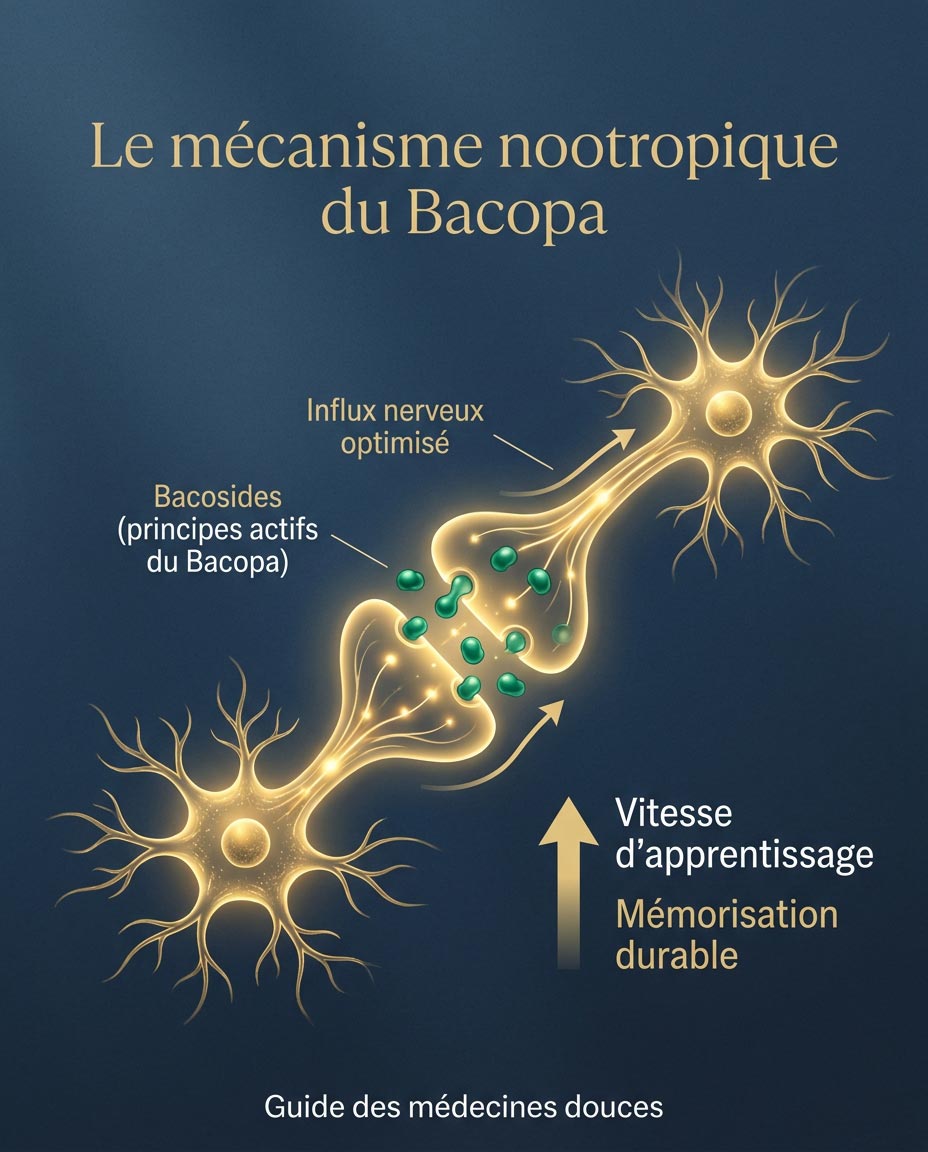 Le mécanisme nootropique du Bacopa