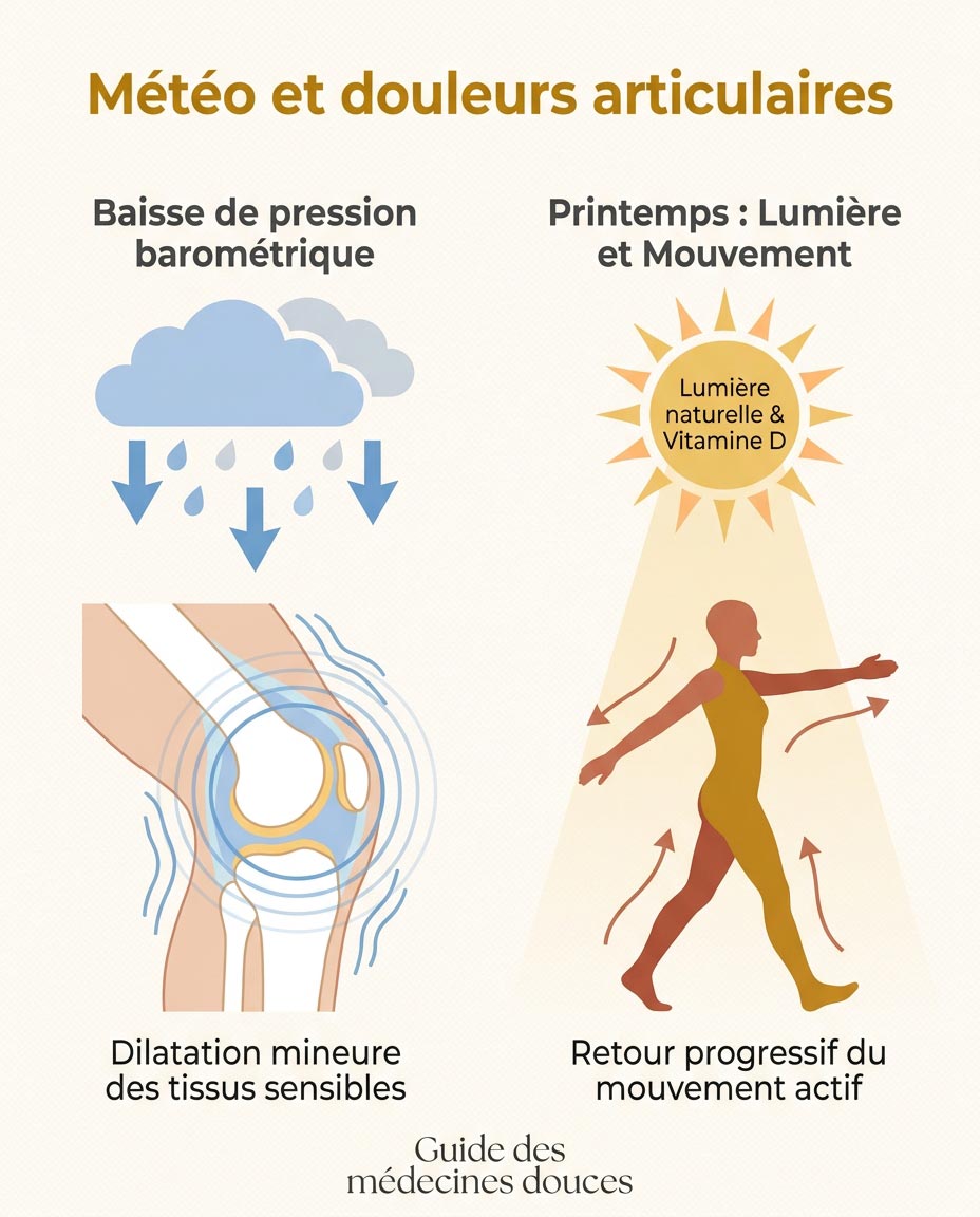 Douleurs de la fibromyalgie : l’impact du retour des beaux jours