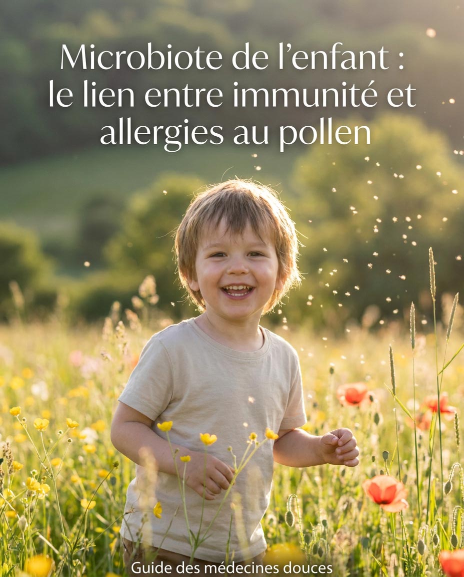 Microbiote de l’enfant : le lien entre immunité et allergies au pollen
